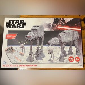 Star Wars Paper model kit - AT-AT AT-ST & Snowspeeder - NEW